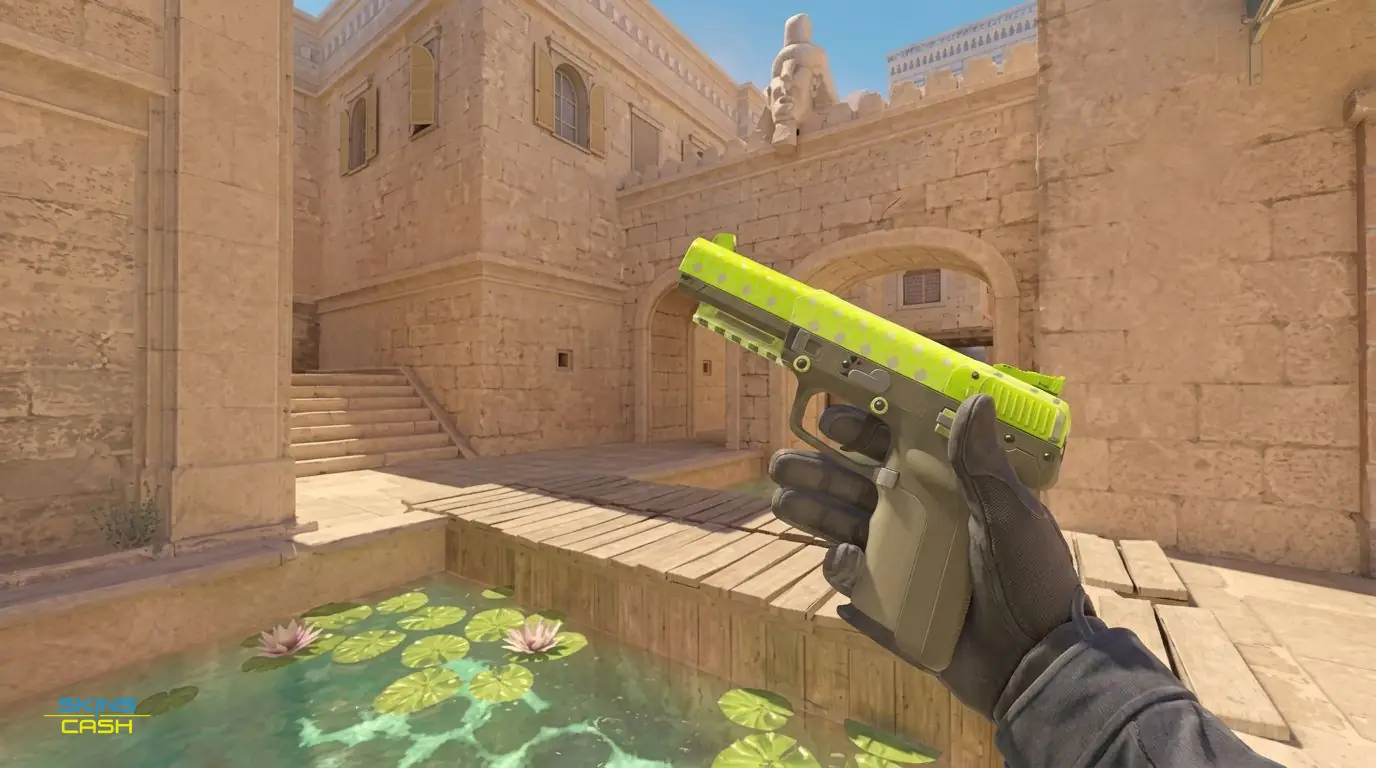Five-SeveN | Neon Kimono — In-game inspect
