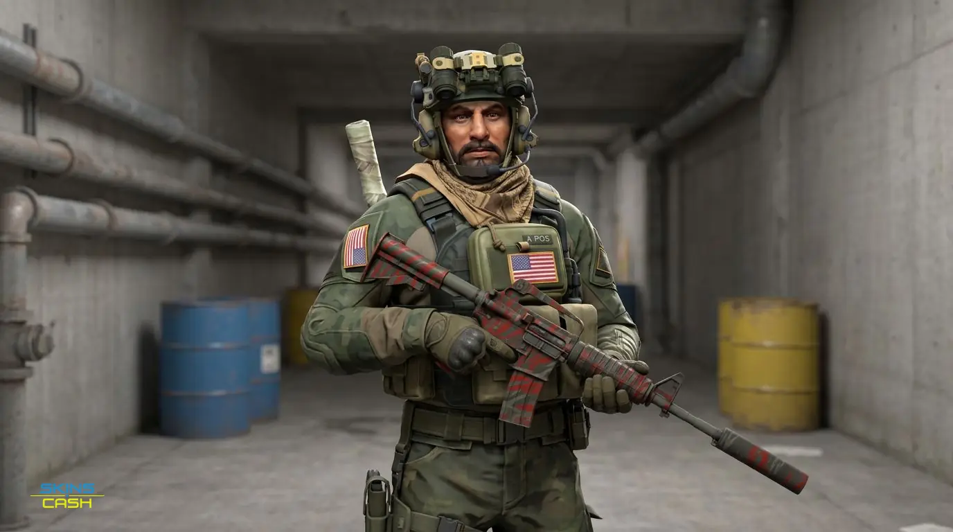 M4A1-S | Blood Tiger — In the field