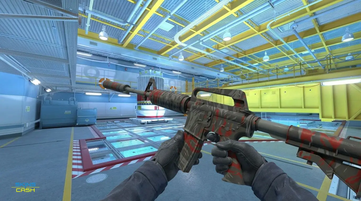 M4A1-S | Blood Tiger — In-game inspect