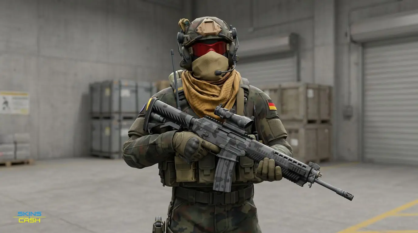 SG 553 | Night Camo — In the field