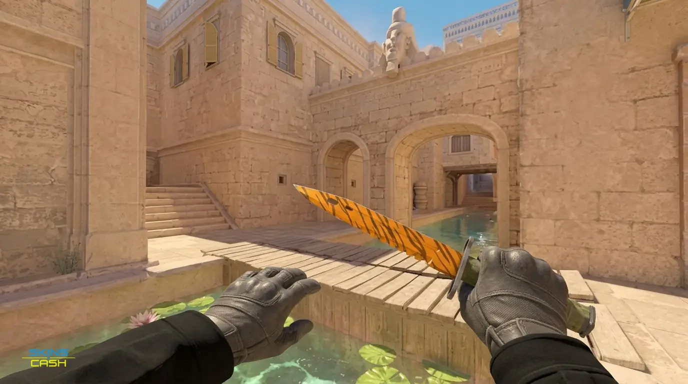 ★ Bayonet | Tiger Tooth — In-game inspect