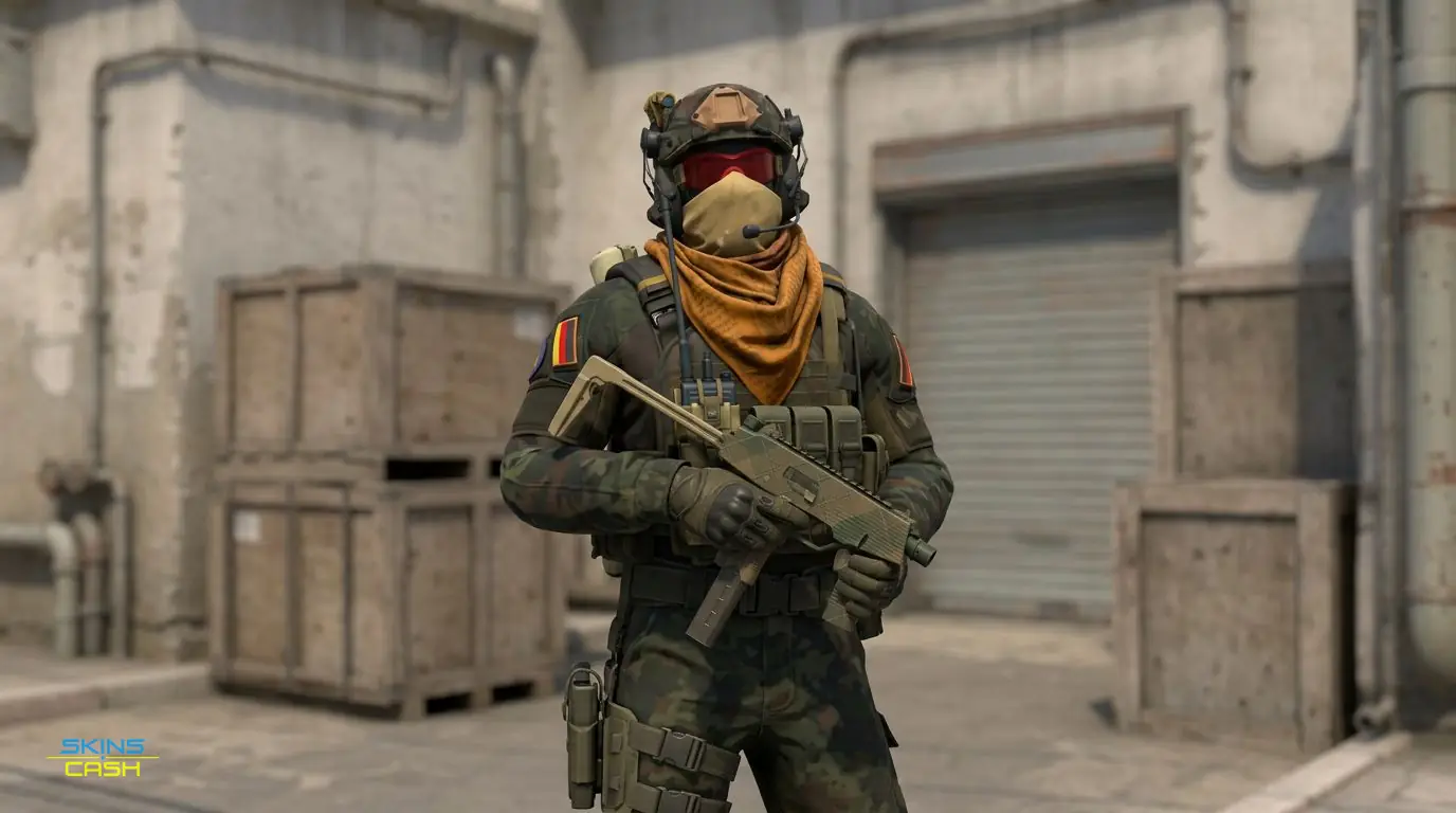 MP9 | Green Plaid — In the field