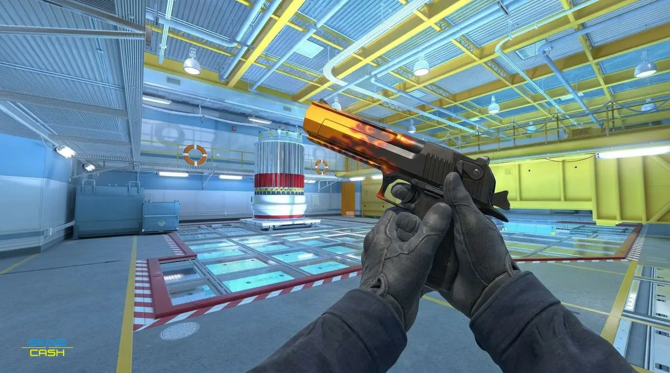 Desert Eagle | Blaze — In-game inspect