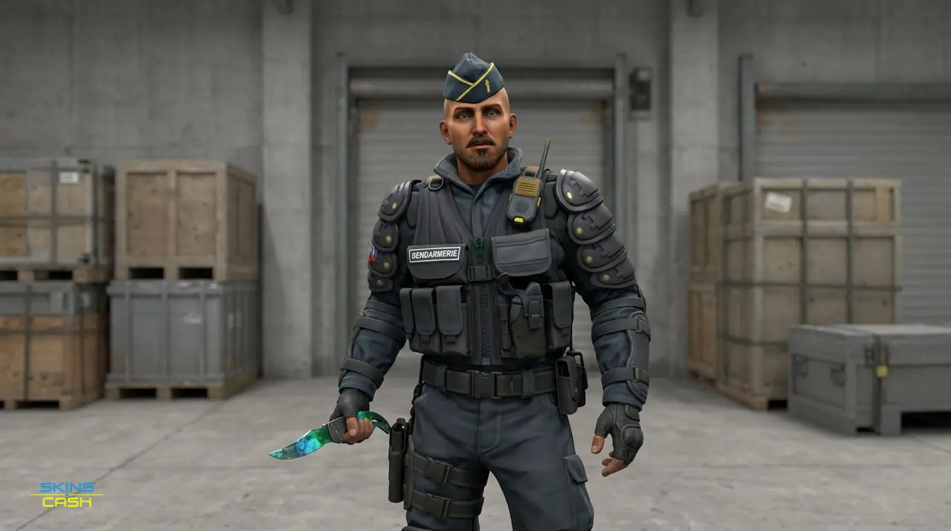 ★ Falchion Knife | Gamma Doppler Phase 3 — In the field