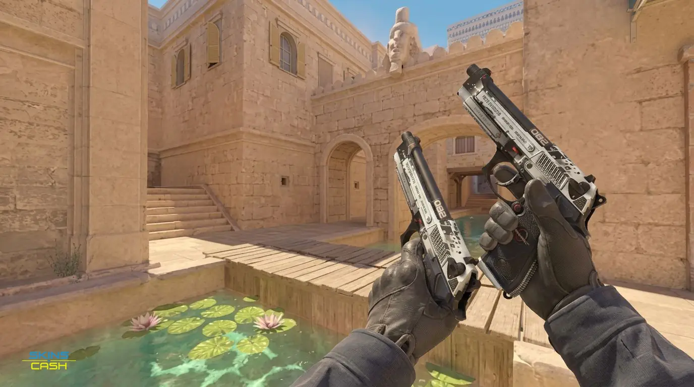 Dual Berettas | Dezastre — In-game inspect