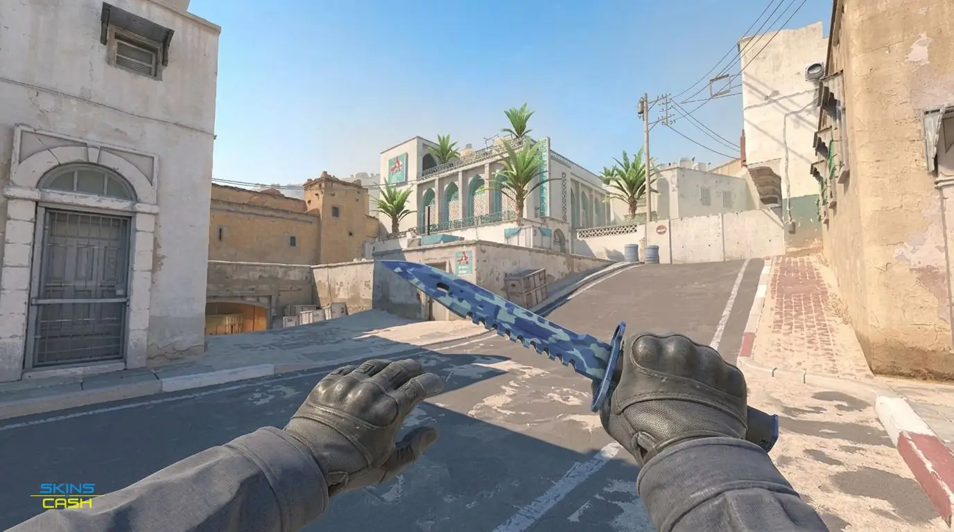 ★ M9 Bayonet | Bright Water — In-game inspect