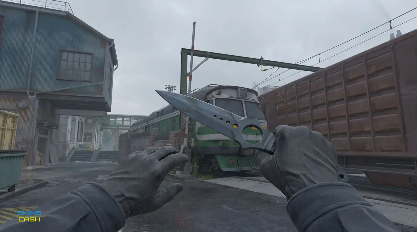 ★ Skeleton Knife | Night Stripe — In-game inspect