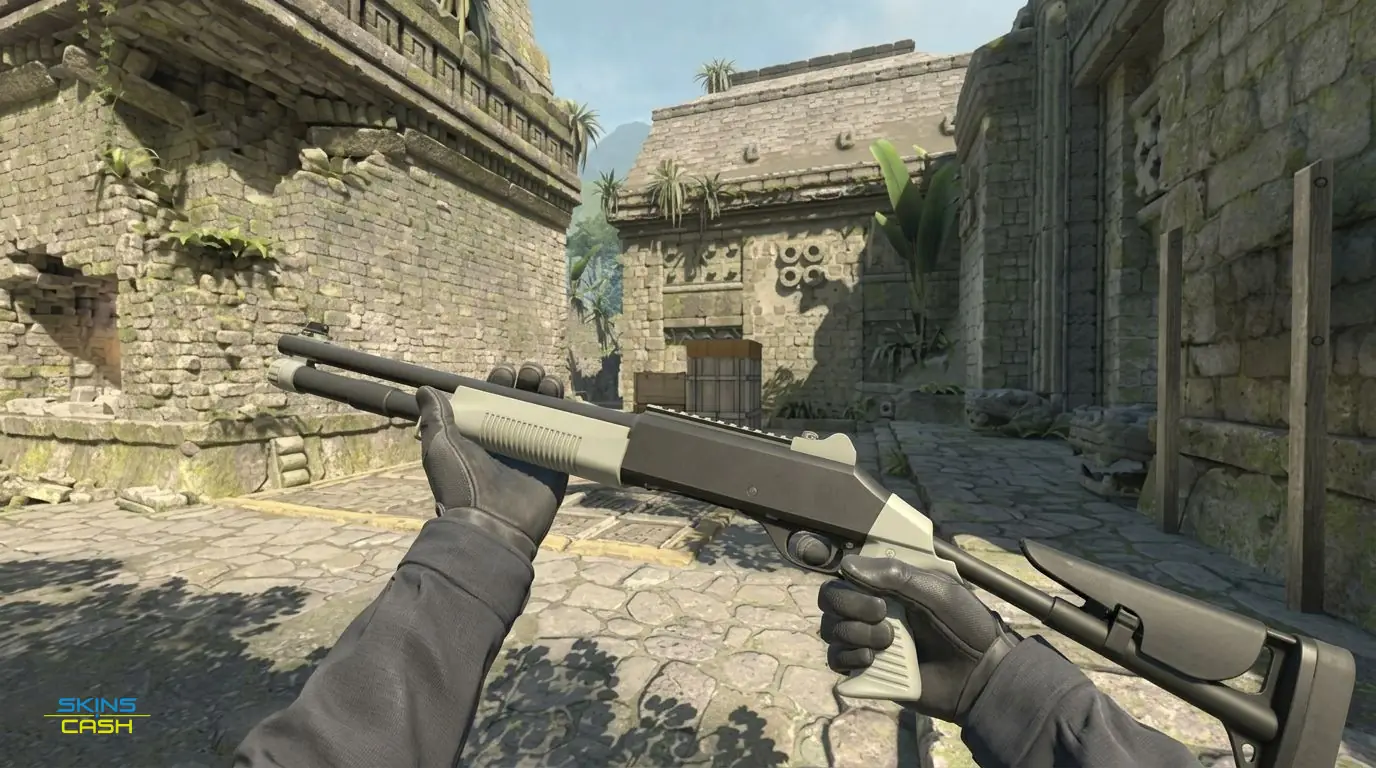 XM1014 | Blue Spruce — In-game inspect