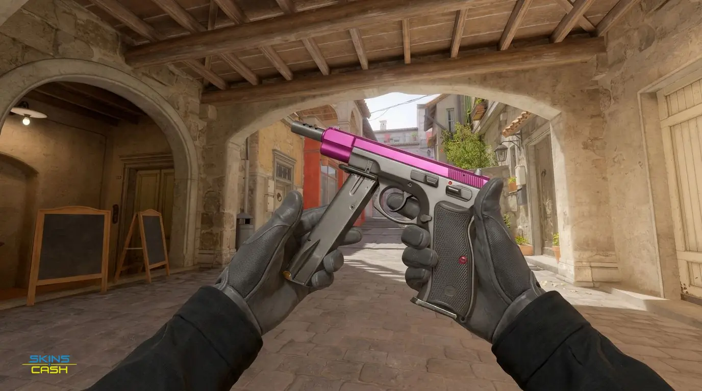 CZ75-Auto | The Fuschia Is Now — In-game inspect