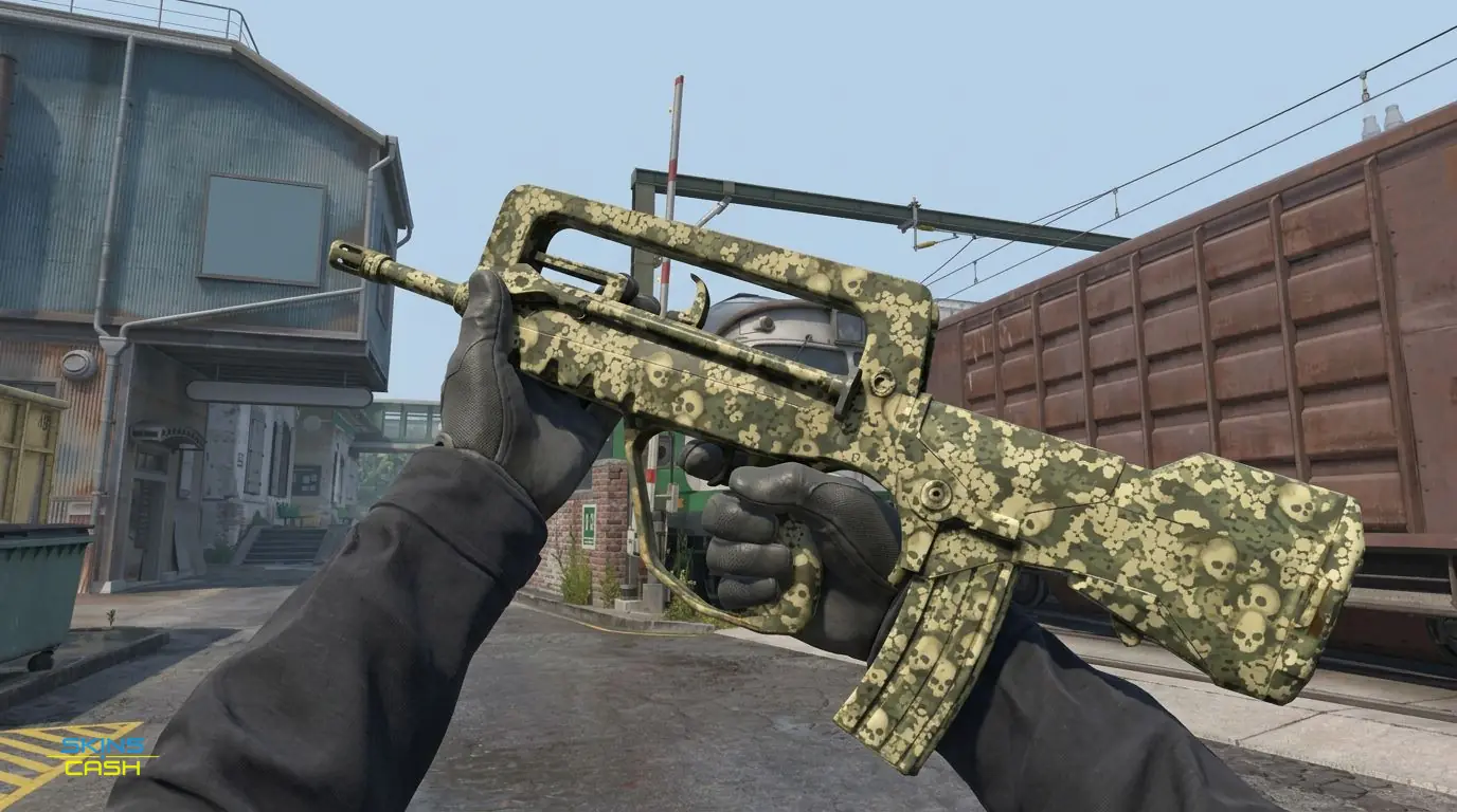 FAMAS | Macabre — In-game inspect