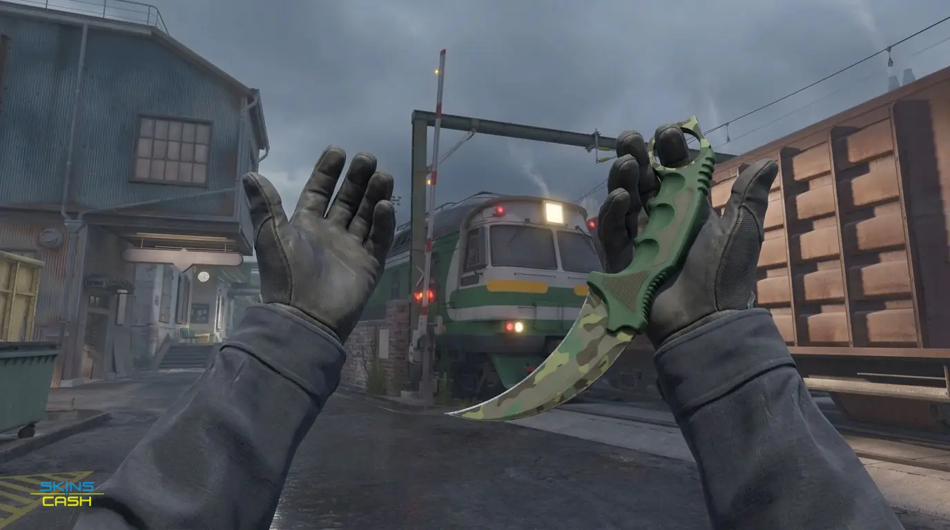 ★ Karambit | Boreal Forest — In-game inspect