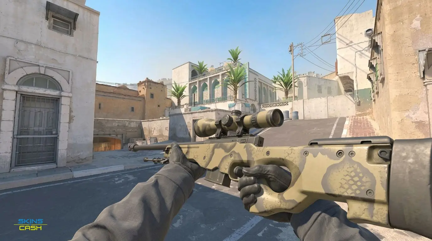 AWP | Snake Camo — In-game inspect
