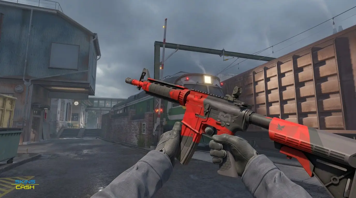 M4A4 | Evil Daimyo — In-game inspect