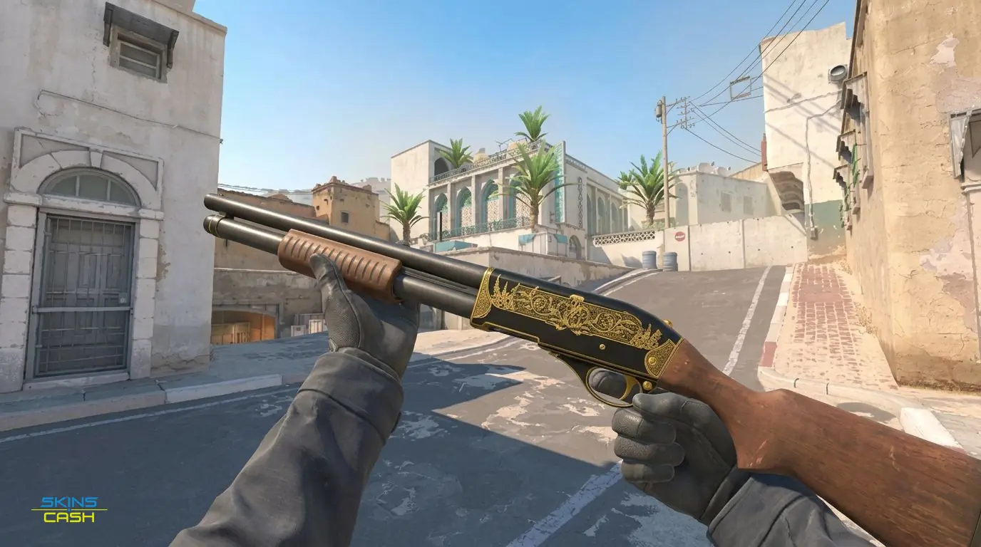 Sawed-Off | Highwayman — In-game inspect