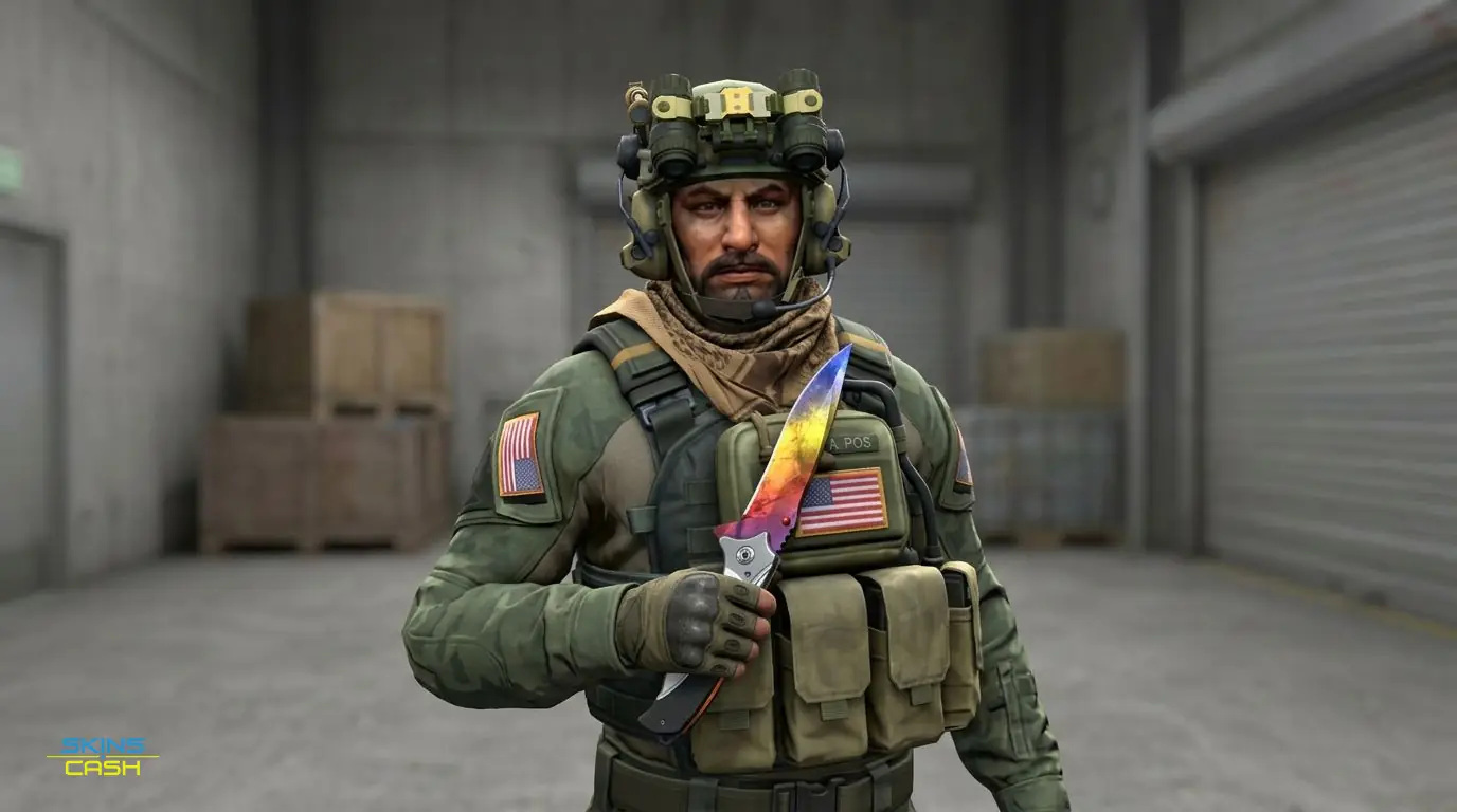 ★ Nomad Knife | Marble Fade — In the field