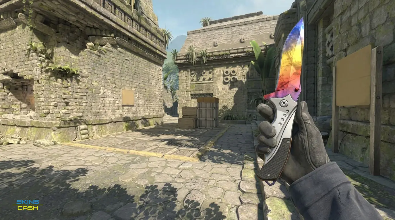 ★ Nomad Knife | Marble Fade — In-game inspect