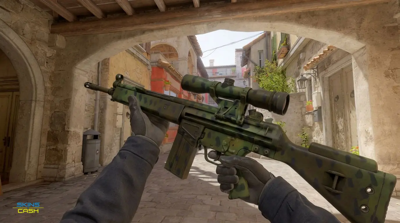 G3SG1 | Jungle Dashed — In-game inspect