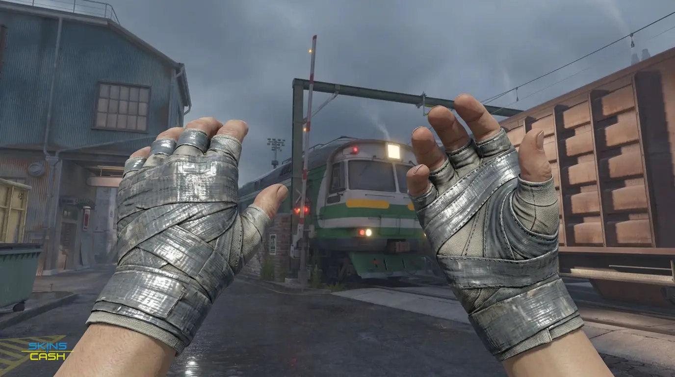 ★ Hand Wraps | Duct Tape — In-game inspect