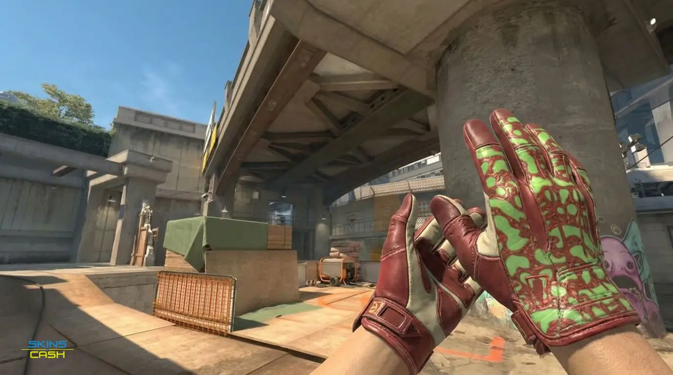 ★ Sport Gloves | Bronze Morph — In-game inspect