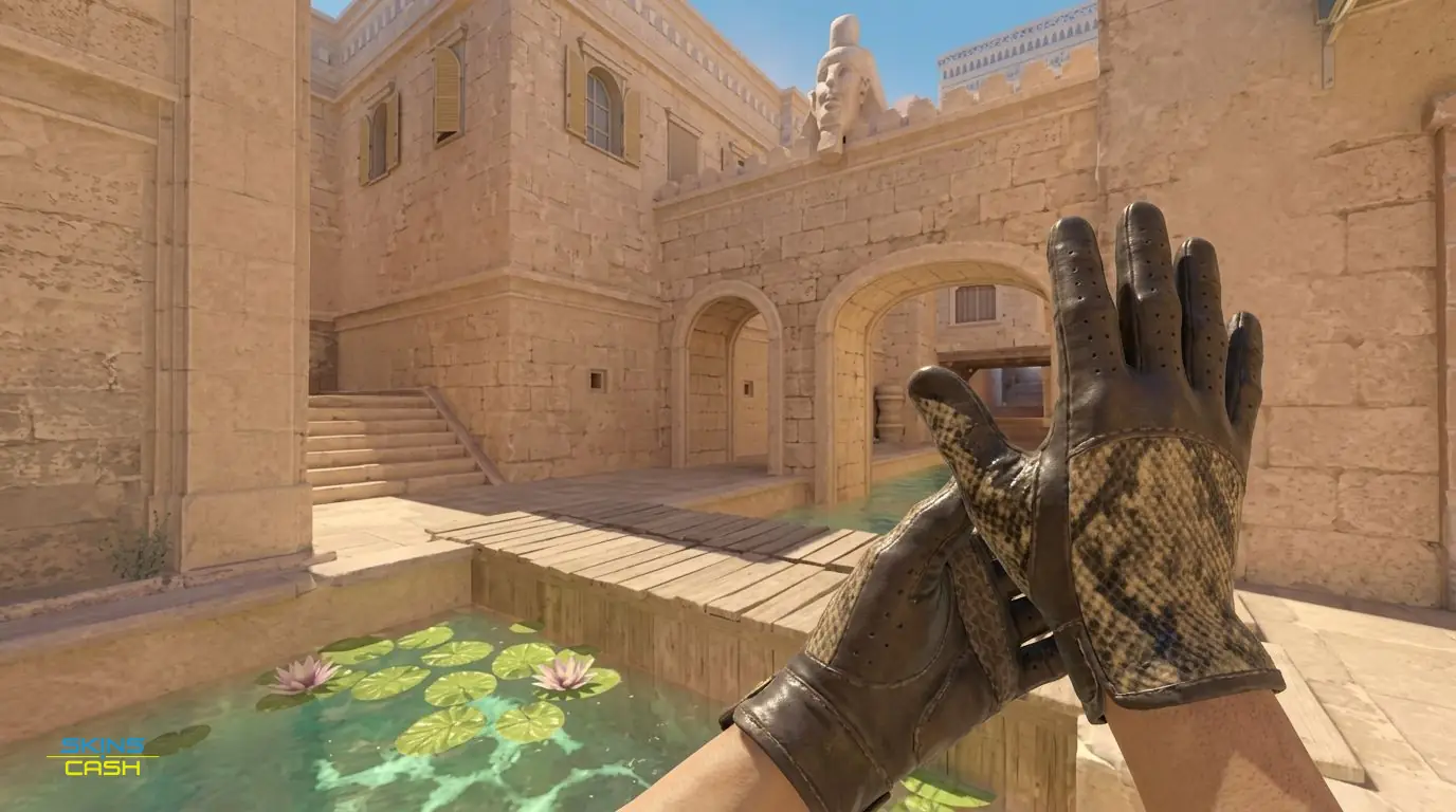 ★ Driver Gloves | Diamondback — In-game inspect