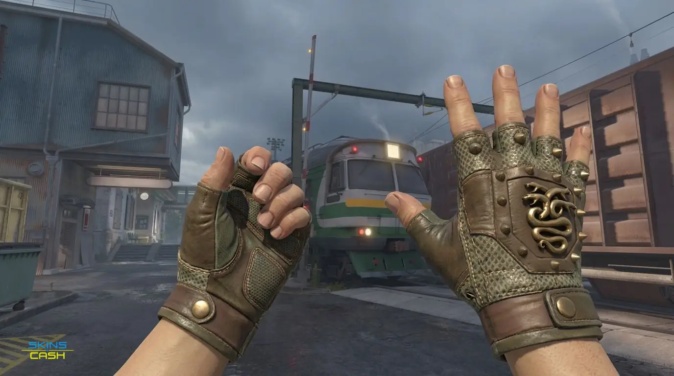 ★ Hydra Gloves | Mangrove — In-game inspect