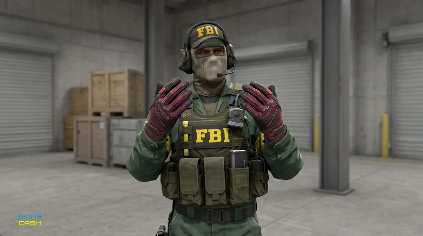 ★ Specialist Gloves | Crimson Kimono — In the field