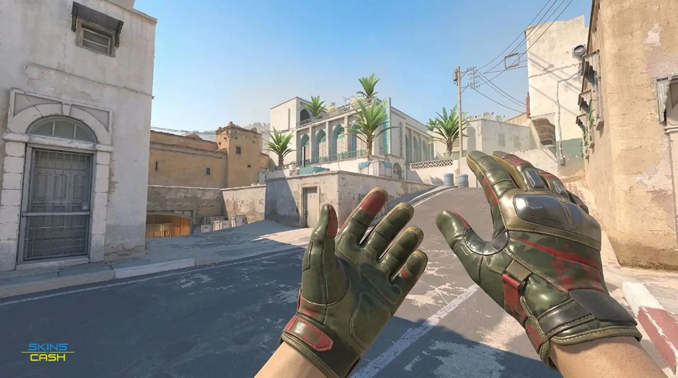 ★ Moto Gloves | 3rd Commando Company — In-game inspect