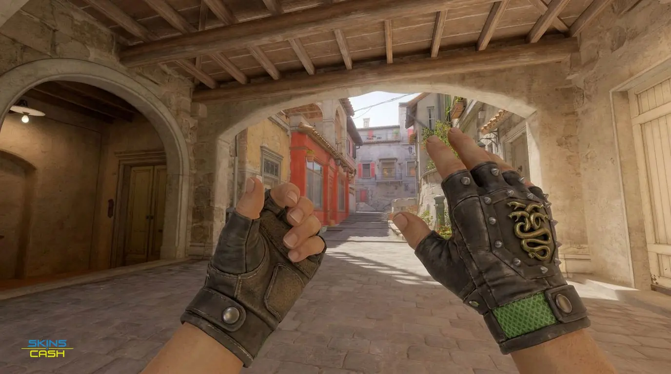 ★ Hydra Gloves | Emerald — In-game inspect