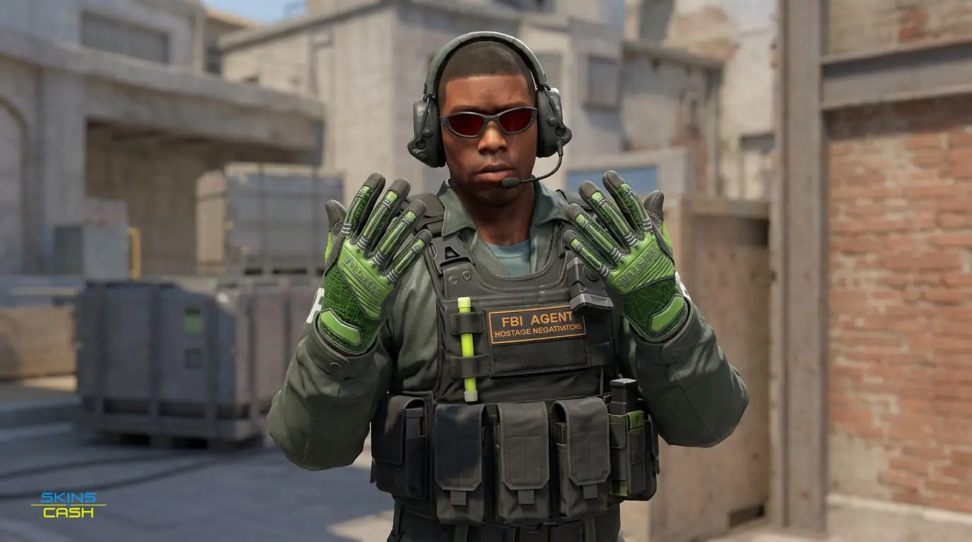 ★ Specialist Gloves | Emerald Web — In the field