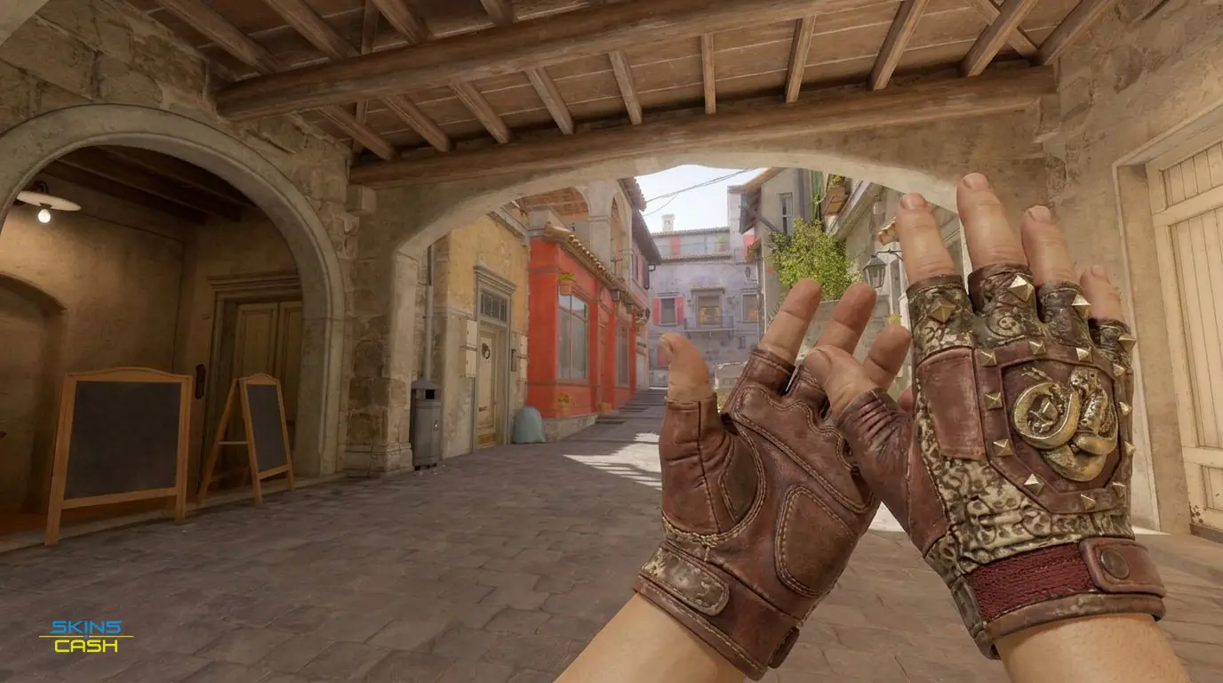 ★ Broken Fang Gloves | Needle Point — In-game inspect