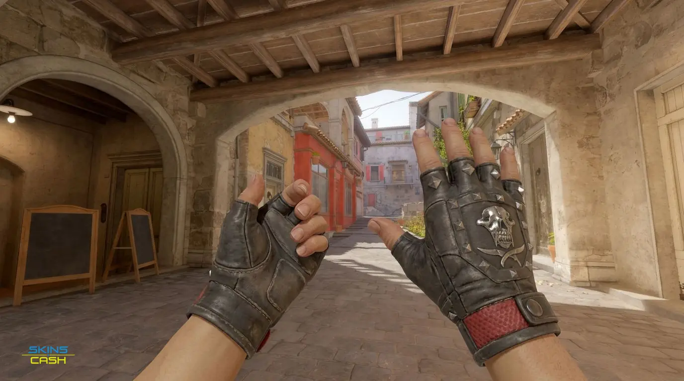 ★ Bloodhound Gloves | Charred — In-game inspect