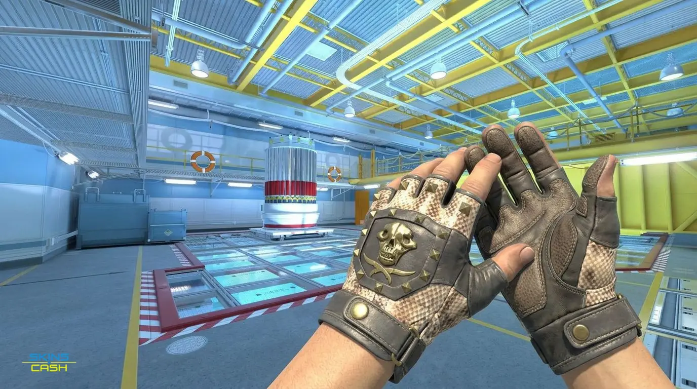 ★ Bloodhound Gloves | Snakebite — In-game inspect