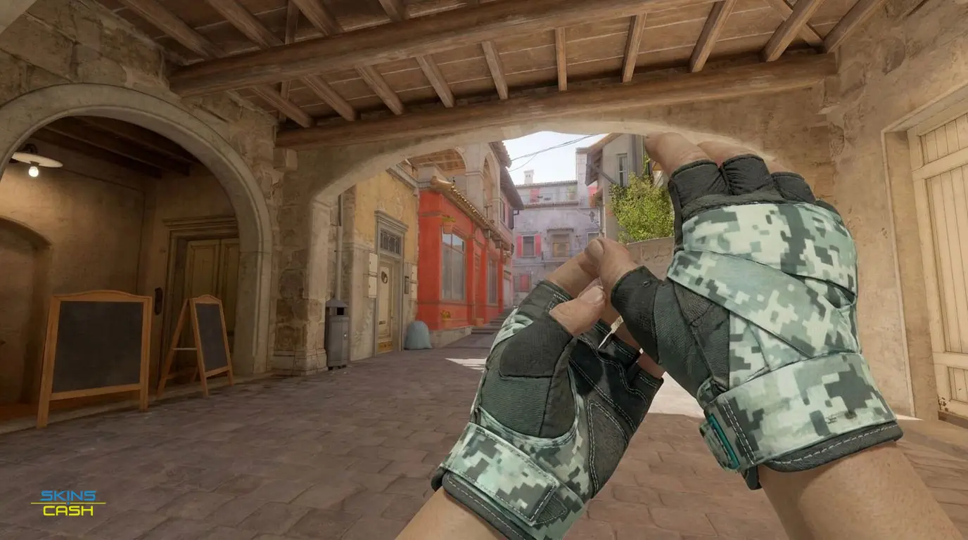 ★ Hand Wraps | Spruce DDPAT — In-game inspect