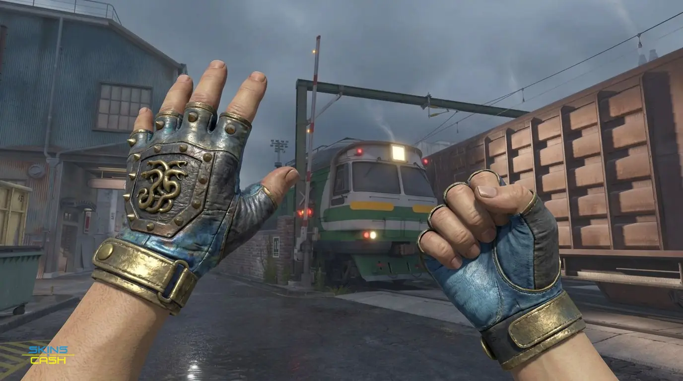 ★ Hydra Gloves | Case Hardened — In-game inspect