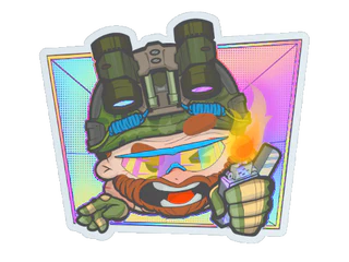 Sticker | Try Hard (Holo)