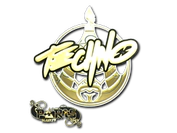 Sticker | Techno4K (Gold) | Paris 2023 image