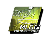 Sticker | seized (Foil) | MLG Columbus 2016 image