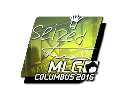 Sticker | seized (Foil) | MLG Columbus 2016 image