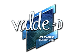 Sticker | v4lde (Foil) | Boston 2018 image