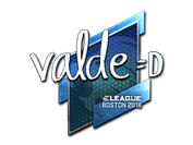 Sticker | v4lde (Foil) | Boston 2018 image