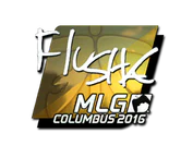 Sticker | flusha (Foil) | MLG Columbus 2016 image