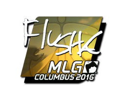 Sticker | flusha (Foil) | MLG Columbus 2016 image
