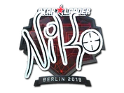 Sticker | NiKo (Foil) | Berlin 2019 image