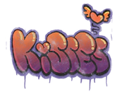 Sealed Graffiti | Kisses image