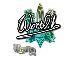 Sticker | Woro2k (Glitter) | Paris 2023 image