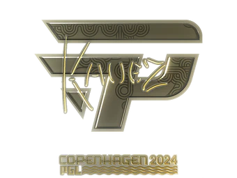 Sticker | kauez (Gold) | Copenhagen 2024 image