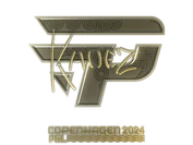 Sticker | kauez (Gold) | Copenhagen 2024 image