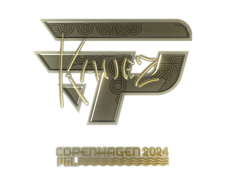 Sticker | kauez (Gold) | Copenhagen 2024