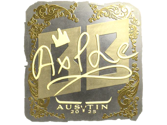 Sticker | Ax1Le (Gold) | Austin 2025 image