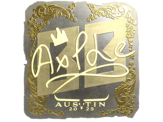 Sticker | Ax1Le (Gold) | Austin 2025